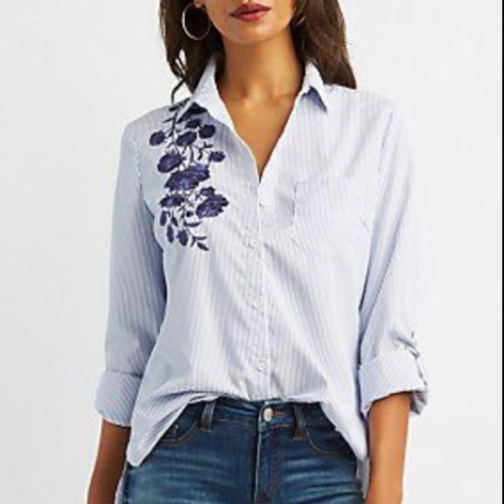 charlotte russe button down